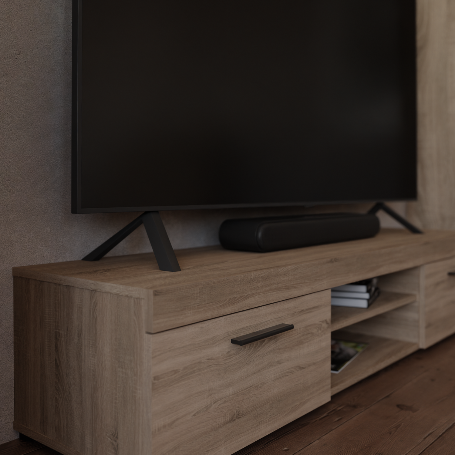 TV WALL UNIT ROMA XL SONOMA - Anna Furniture
