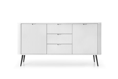 Storage cabinet ZOVA 02 WHITEProduct description Dimensions Width 103cm Height 129cm Depth 39cm Details Colour white Material Laminated board 18mm / MDF-board 18mm Veneer ABS edges Legs Metal, in black (23cm) Warranty 24 monthsUncategorizedAnna Furniture