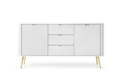 Storage cabinet ZOVA 02 WHITEProduct description Dimensions Width 103cm Height 129cm Depth 39cm Details Colour white Material Laminated board 18mm / MDF-board 18mm Veneer ABS edges Legs Metal, in black (23cm) Warranty 24 monthsUncategorizedAnna Furniture