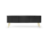 TV Stand ZOVA 01 BLACKProduct description Dimensions Width 168cm Height 56cm Depth 39cm Details Colour cashmere Material Laminated board 18mm / MDF-board 18mm Veneer ABS edges Legs Metal, in black (23cm) Warranty 24 monthsUncategorizedAnna Furniture