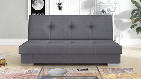 SOFA BED AXEL 195CM SAWANA 05 GREY  / SPRINGS + FOAM - Anna Furniture