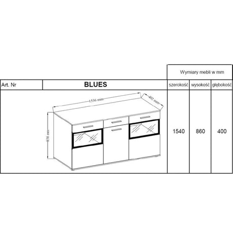 TV WALL UNIT MAXI SET WITH SIDEBOARD WHITEOverall dimensions of the wall unit: 2300 x 2000 x 402mm (W x H x D)Number of packages: 2Front:- 15mm white laminated board- melamine rim- glass with a black print- handle: 128mm plasticBody:- 15mm white laminated
