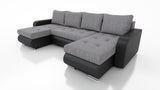CORNER SOFA BED DAVY U 300CM CHOICE OF COLORS / BONNELL SPRING + FOAMDimensions width: 300 depth: 152 height: 87 sleeping area: 122×246MADE IN KRONOS FABRIC CLICK HEREBERLIN FABRIC CLICK HEREINARI FABRIC CLICK HEREMADRYT FAUX LEATHER CLICK HERE Specificat