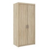 WARDROBE SELENA 2D 90CM SONOMADimensions: 897 x 1905 x 530 mm (W x H x D)Number of packages: 2Front:- 15 mm laminated board - sonoma- melamine edge- handle: 128 mm / plasticBody:- 15 mm laminated board - sonoma- melamine edgepack 1/21995 x 585 x 85mmweigh