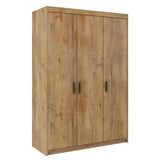 WARDROBE SELENA 3D 133CM LEFKASDimensions: 1330 x 1905 x 530mm (W x H x D)Number of packages: 3Front:- 15mm laminated board - melamine edge- handle: 128mm plasticCorps:- 15mm laminated board- melamine edge1/3 pack1395 x 585 x 100mmweight - 32.5 kg.2/3 pac