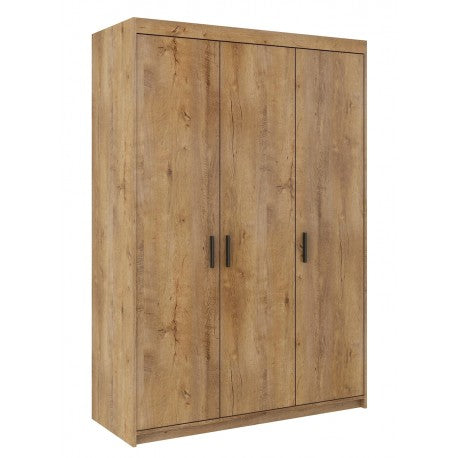 WARDROBE SELENA 3D 133CM LEFKASDimensions: 1330 x 1905 x 530mm (W x H x D)Number of packages: 3Front:- 15mm laminated board - melamine edge- handle: 128mm plasticCorps:- 15mm laminated board- melamine edge1/3 pack1395 x 585 x 100mmweight - 32.5 kg.2/3 pac