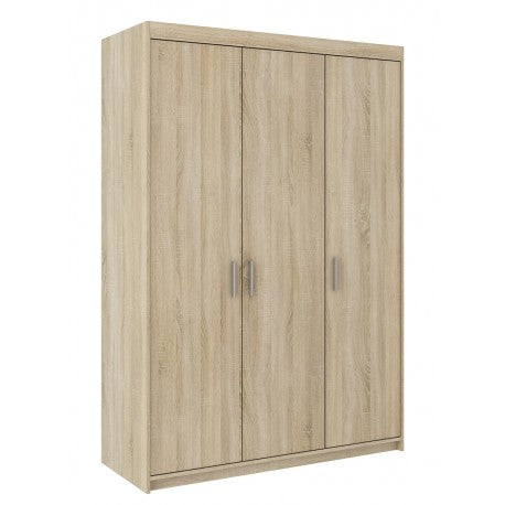 WARDROBE SELENA 3D 133CM SONOMADimensions: 1330 x 1905 x 530mm (W x H x D)Number of packages: 3Front:- 15mm laminated board- melamine edge- handle: 128mm plasticCorps:- 15mm laminated board- melamine edge1/3 pack1395 x 585 x 100mmweight - 32.5 kg.2/3 pack