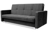 SOFA BED COSMO 210cm KRONOS 22 / SPRINGS + FOAMSofa dimensions: sleeping area 120/187 cm width 210 cm depth 90 cm height to the seat 43 cm height of the legs 9 cm* dimensions are given with a tolerance of +/- 3 cmThe sleeping area is entirely made of spri