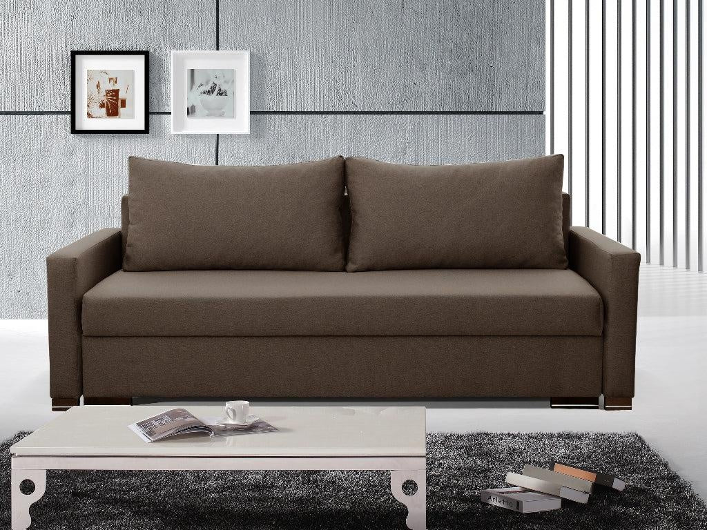 SOFA BED AMY 226cm CHOICE OF 9 COLORS  / BONELL SPRINGS + FOAM