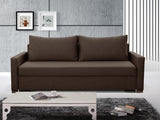 SOFA BED AMY 226cm CHOICE OF 9 COLORS  / BONELL SPRINGS + FOAM