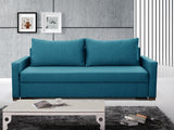SOFA BED AMY 226cm CHOICE OF 9 COLORS  / BONELL SPRINGS + FOAM