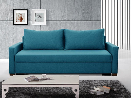 SOFA BED AMY 226cm CHOICE OF 9 COLORS  / BONELL SPRINGS + FOAM