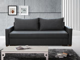 SOFA BED AMY 226cm CHOICE OF 9 COLORS  / BONELL SPRINGS + FOAM