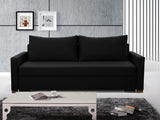 SOFA BED AMY 226cm CHOICE OF 9 COLORS  / BONELL SPRINGS + FOAM