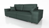 SOFA BED FIORD POSO 14 250cm / SPRINGS + FOAMSOFA DIMENSIONS: sleeping area 154/190 cm width 249 cm depth 94 cm height to the seat 40 cm side height 58 cm seat depth 79 cm (without cushions) seat depth 62 cm (with cushions)* dimensions given with a tolera