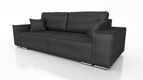 SOFA BED FIORD POSO 34 250cm / SPRINGS + FOAMSOFA DIMENSIONS: sleeping area 154/190 cm width 249 cm depth 94 cm height to the seat 40 cm side height 58 cm seat depth 79 cm (without cushions) seat depth 62 cm (with cushions)* dimensions given with a tolera
