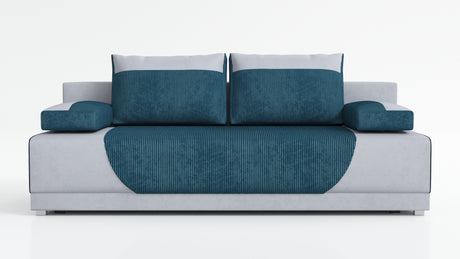 NEW!! SOFA BED CLEO 201CM POSO 05 PAROS 05The new sofa from the CLEO collection is a classic style and great functionality. Beautiful sewing and 4 large, soft pillows add to its unique charm. Thanks to the standard use of wave springs and highly elastic f