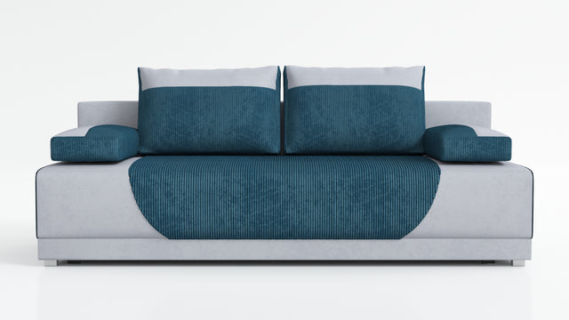 NEW!! SOFA BED CLEO 201CM POSO 05 PAROS 05The new sofa from the CLEO collection is a classic style and great functionality. Beautiful sewing and 4 large, soft pillows add to its unique charm. Thanks to the standard use of wave springs and highly elastic f
