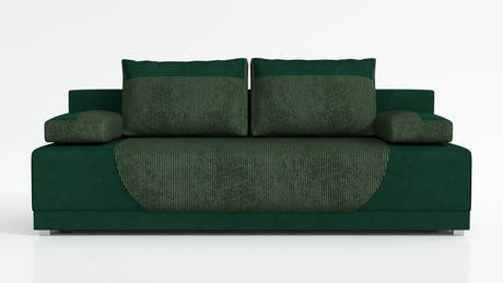 NEW!! SOFA BED CLEO 201CM POSO 14 PAROS 19The new sofa from the CLEO collection is a classic style and great functionality. Beautiful sewing and 4 large, soft pillows add to its unique charm. Thanks to the standard use of wave springs and highly elastic f