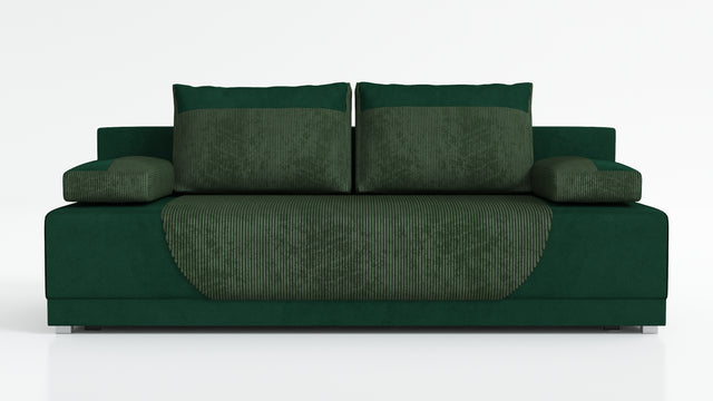 NEW!! SOFA BED CLEO 201CM POSO 14 PAROS 19The new sofa from the CLEO collection is a classic style and great functionality. Beautiful sewing and 4 large, soft pillows add to its unique charm. Thanks to the standard use of wave springs and highly elastic f