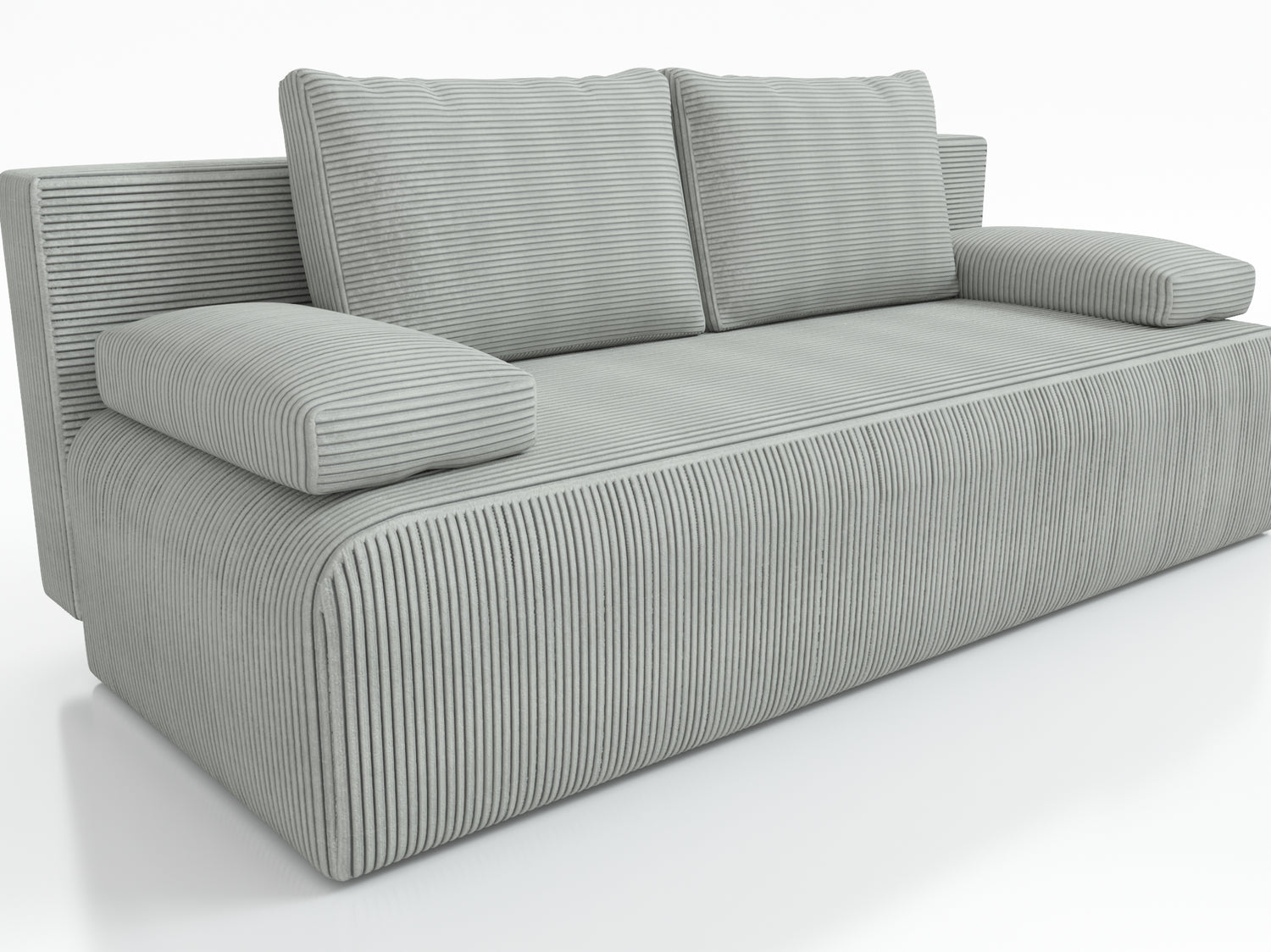 NEW!! SOFA BED ZOYA 201cm SZTRUKS 55Dimensions: sleeping area 137x201 cm width 201 cm depth 91 cm height to the seat 40 cm * dimensions given with a tolerance of +/- 3 cm Execution: • frame: pine wood + board chipboard, • unfolding system: AUTOMAT DL • se