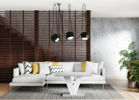 COFFEE TABLE MASIV MINI WHITE / STONE GREYCoffee Table Masiv Mini White Stone Grey The COFFEE TABLE MASIV MINI WHITE STONE GREY adds a modern and unique touch to any room. Its unconventional design creates a fresh and open atmosphere in your home. Ideal f