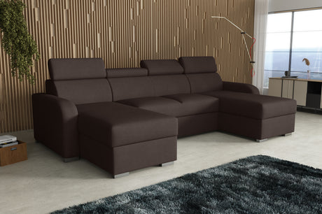 NEW! CORNER SOFA BED ASTEE U SHAPE CROWN FABRIC EASY CLEAN FABRIC ADJUSTABLE HEADREST / SPRINGS + FOAMProduct dimensions:- length: 306 cm- depth: 170 cm- seat depth: 60 cmADJUSTABLE HEADREST2X STORAGE SPACE MADE IN CROWN FABRIC CLICK HEREUncategorizedAnna