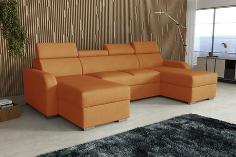 NEW! CORNER SOFA BED ASTEE U SHAPE CROWN FABRIC EASY CLEAN FABRIC ADJUSTABLE HEADREST / SPRINGS + FOAMProduct dimensions:- length: 306 cm- depth: 170 cm- seat depth: 60 cmADJUSTABLE HEADREST2X STORAGE SPACE MADE IN CROWN FABRIC CLICK HEREUncategorizedAnna