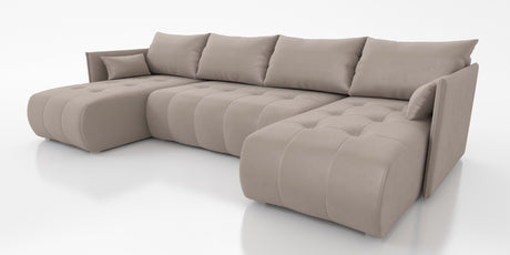 NEW! CORNER SOFA BED NESS U SHAPE *CHOICE OF COLORS* / SPRINGS + FOAM