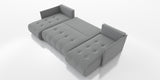 NEW! CORNER SOFA BED NESS U SHAPE *CHOICE OF COLORS* / SPRINGS + FOAM - Anna Furniture