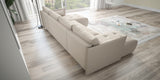 NEW! CORNER SOFA BED NESS U SHAPE *CHOICE OF COLORS* / SPRINGS + FOAM - Anna Furniture
