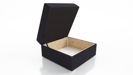 CORNER SOFA BED FINO 228CM + MATCHING STOOL / SPRINGS + FOAM - Anna Furniture