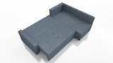 CORNER SOFA BED FINO 228CM/ SPRINGS + FOAM