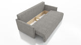 NEW! SOFA BED BIANCA 207CM BONELL SPINGS + FOAM BOUCLE FABRIC / CHOICE OF COLOR