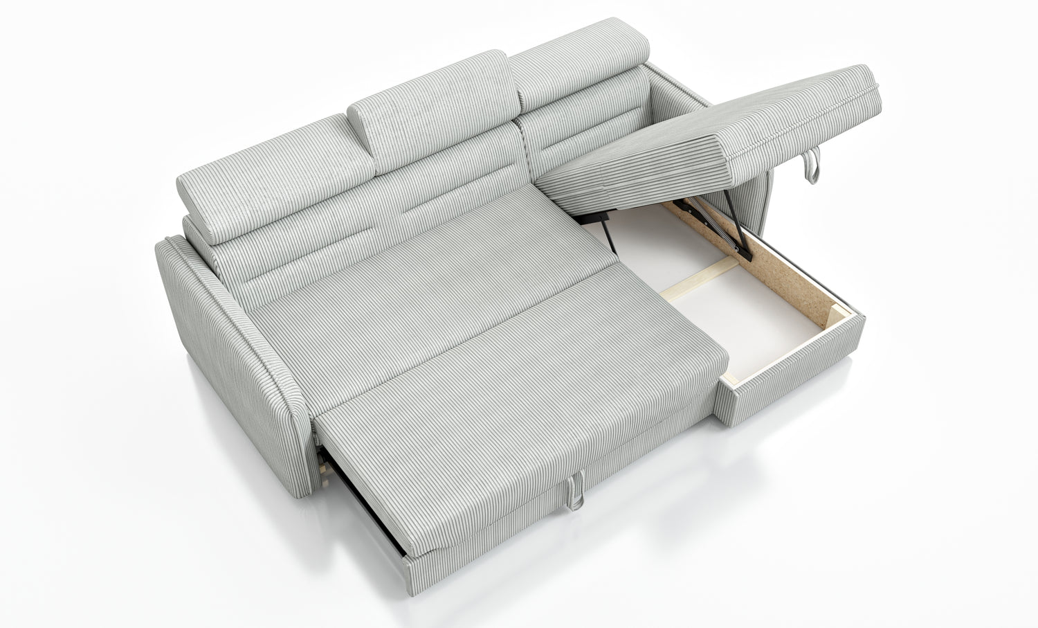UNIVERSAL CORNER ANTON 225CM / SPRINGS + FOAM - Anna Furniture