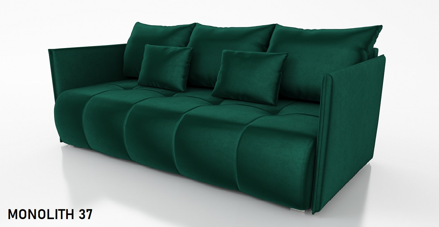 NEW!  SOFA BED NESS 199CM SPINGS + FOAM / CHOICE OF COLOR