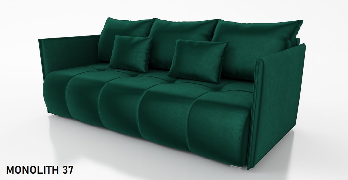 NEW!  SOFA BED NESS 199CM SPINGS + FOAM / CHOICE OF COLOR