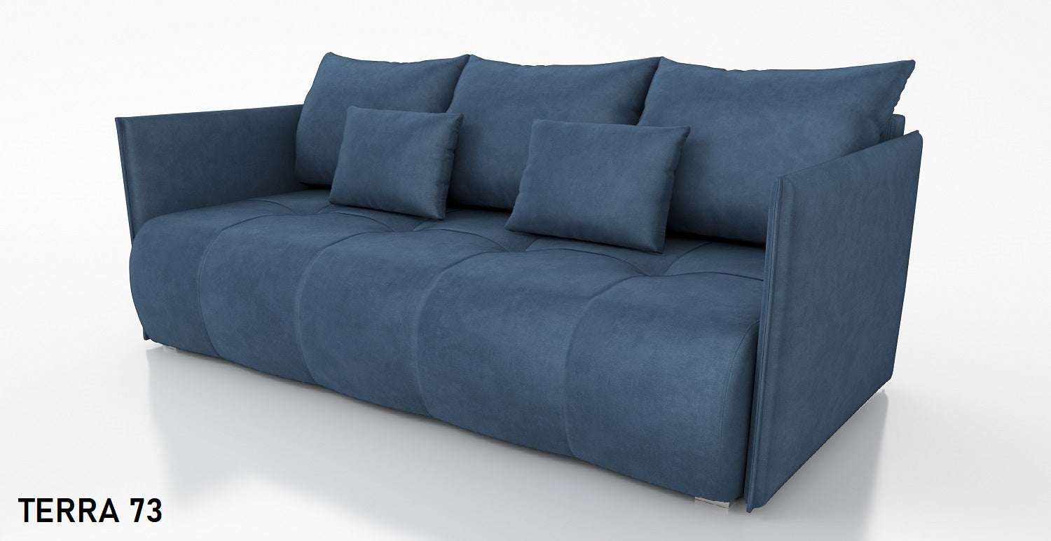 NEW!  SOFA BED NESS 199CM SPINGS + FOAM / CHOICE OF COLOR
