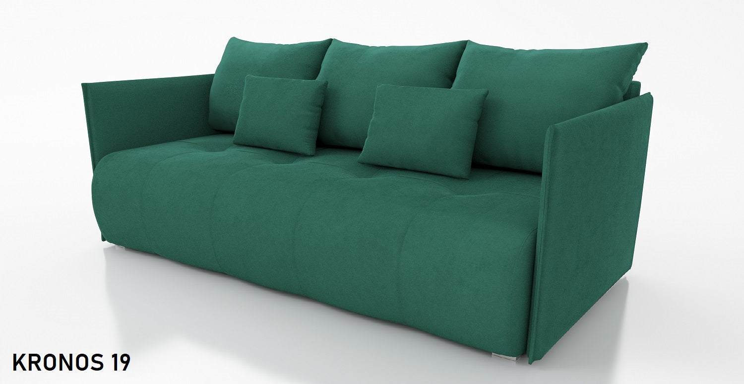 NEW!  SOFA BED NESS 199CM SPINGS + FOAM / CHOICE OF COLOR