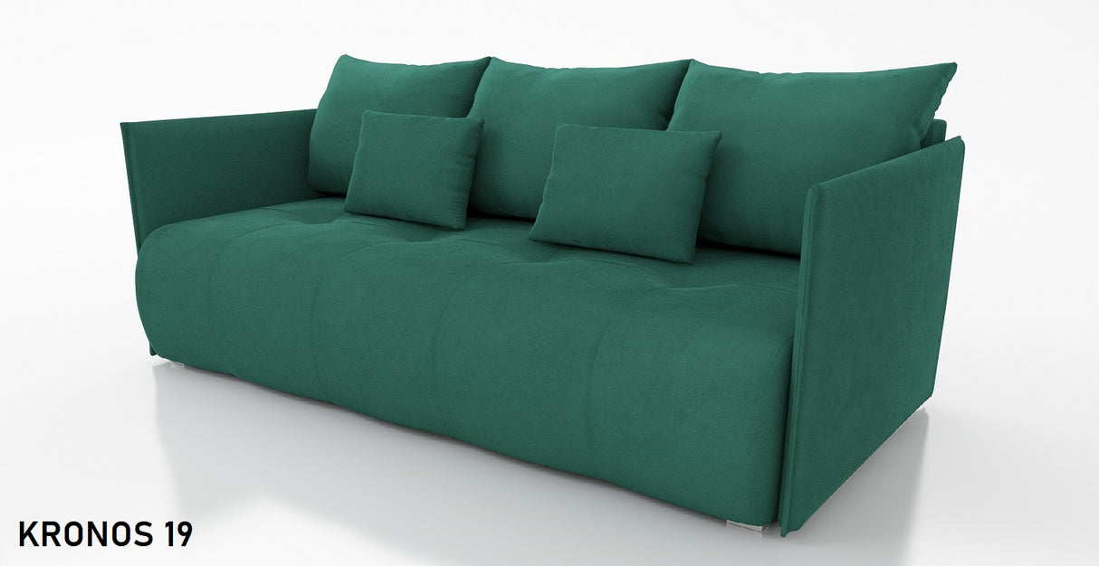 NEW!  SOFA BED NESS 199CM SPINGS + FOAM / CHOICE OF COLOR