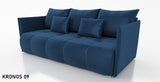 NEW!  SOFA BED NESS 199CM SPINGS + FOAM / CHOICE OF COLOR