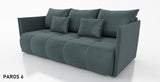 NEW!  SOFA BED NESS 199CM SPINGS + FOAM / CHOICE OF COLOR