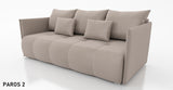 NEW!  SOFA BED NESS 199CM SPINGS + FOAM / CHOICE OF COLOR