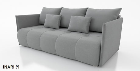 NEW!  SOFA BED NESS 199CM SPINGS + FOAM / CHOICE OF COLOR
