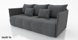 NEW!  SOFA BED NESS 199CM SPINGS + FOAM / CHOICE OF COLOR