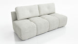 NEW!! SOFA BED MOKKA 205 CM FOAM + WAVY SPINGS CHOICE OF COLORS
