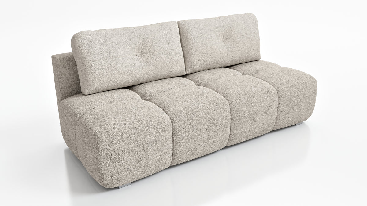 NEW!! SOFA BED MOKKA 205 CM FOAM + WAVY SPINGS CHOICE OF COLORS