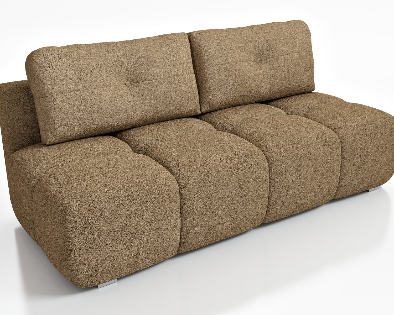 NEW!! SOFA BED MOKKA 205 CM FOAM + WAVY SPINGS CHOICE OF COLORS