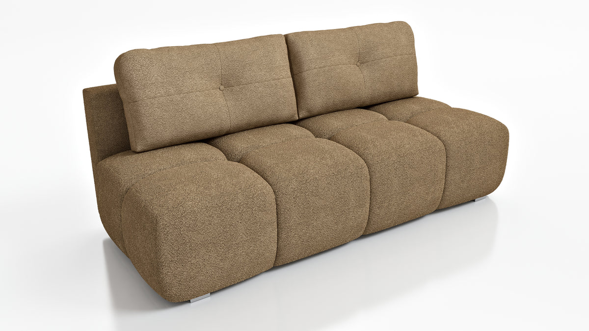 NEW!! SOFA BED MOKKA 205 CM FOAM + WAVY SPINGS CHOICE OF COLORS