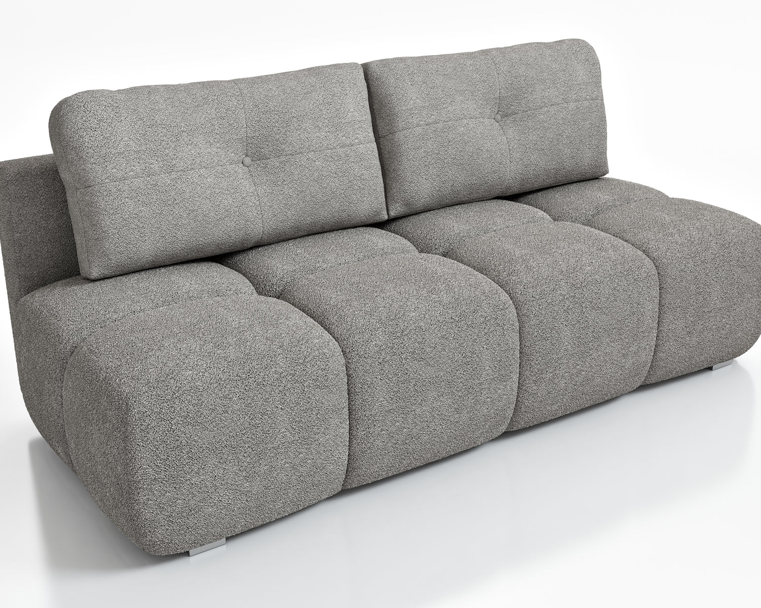 NEW!! SOFA BED MOKKA 205 CM FOAM + WAVY SPINGS CHOICE OF COLORS